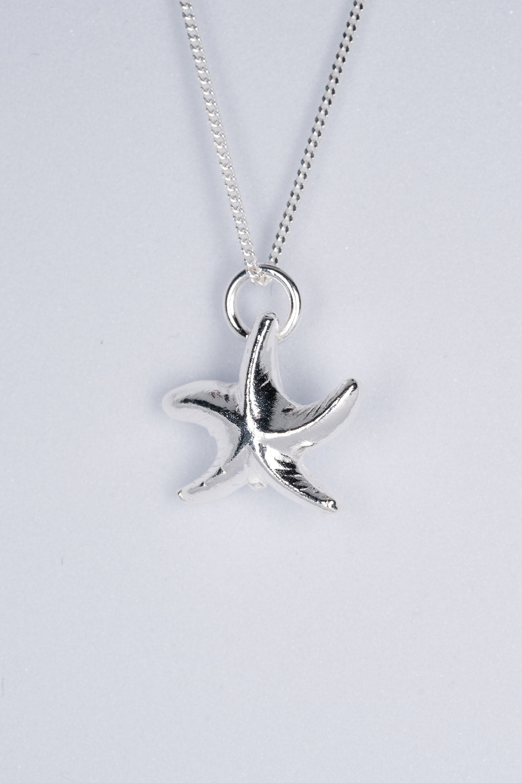 Sterling Silver Spotty Starfish Necklace - The Silver Seahorse